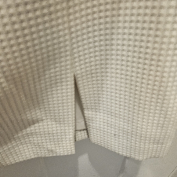 "Sag Harbor Women’s 16 Skirt Suit Cream Black Trim Tweed Blazer & Skirt Set" - Picture 9 of 16